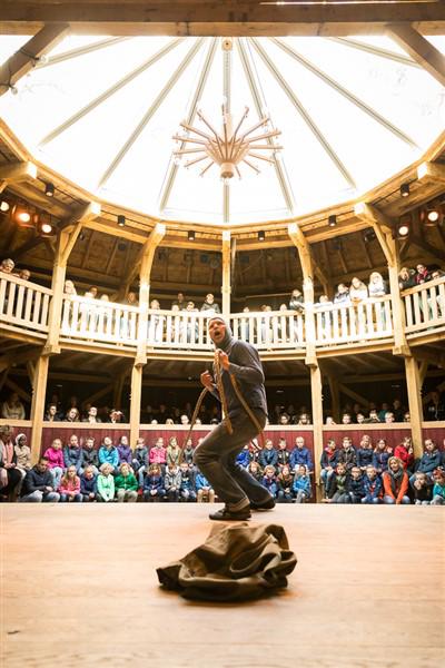 Koning Lear in Globe theater Diever