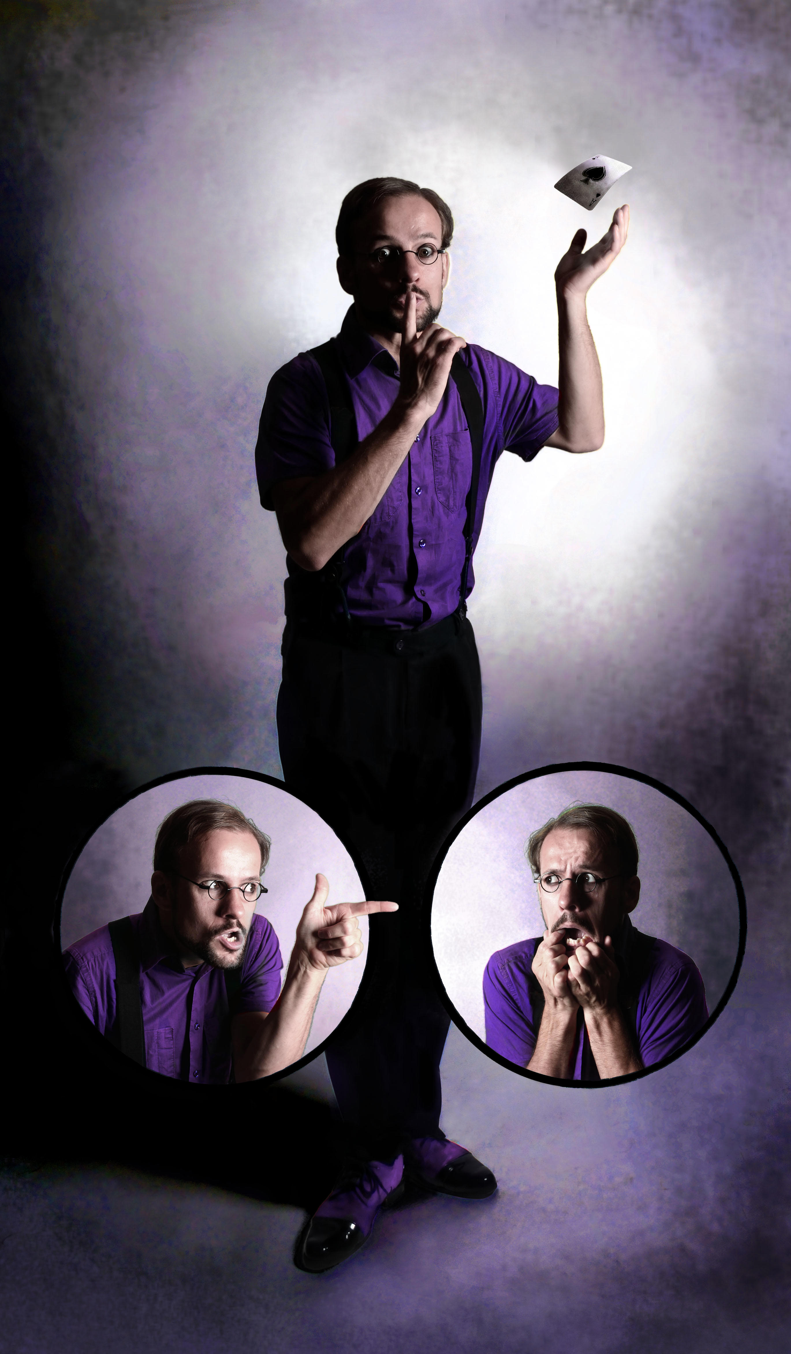 Humoristische magie in de stijl van de zwijgende film