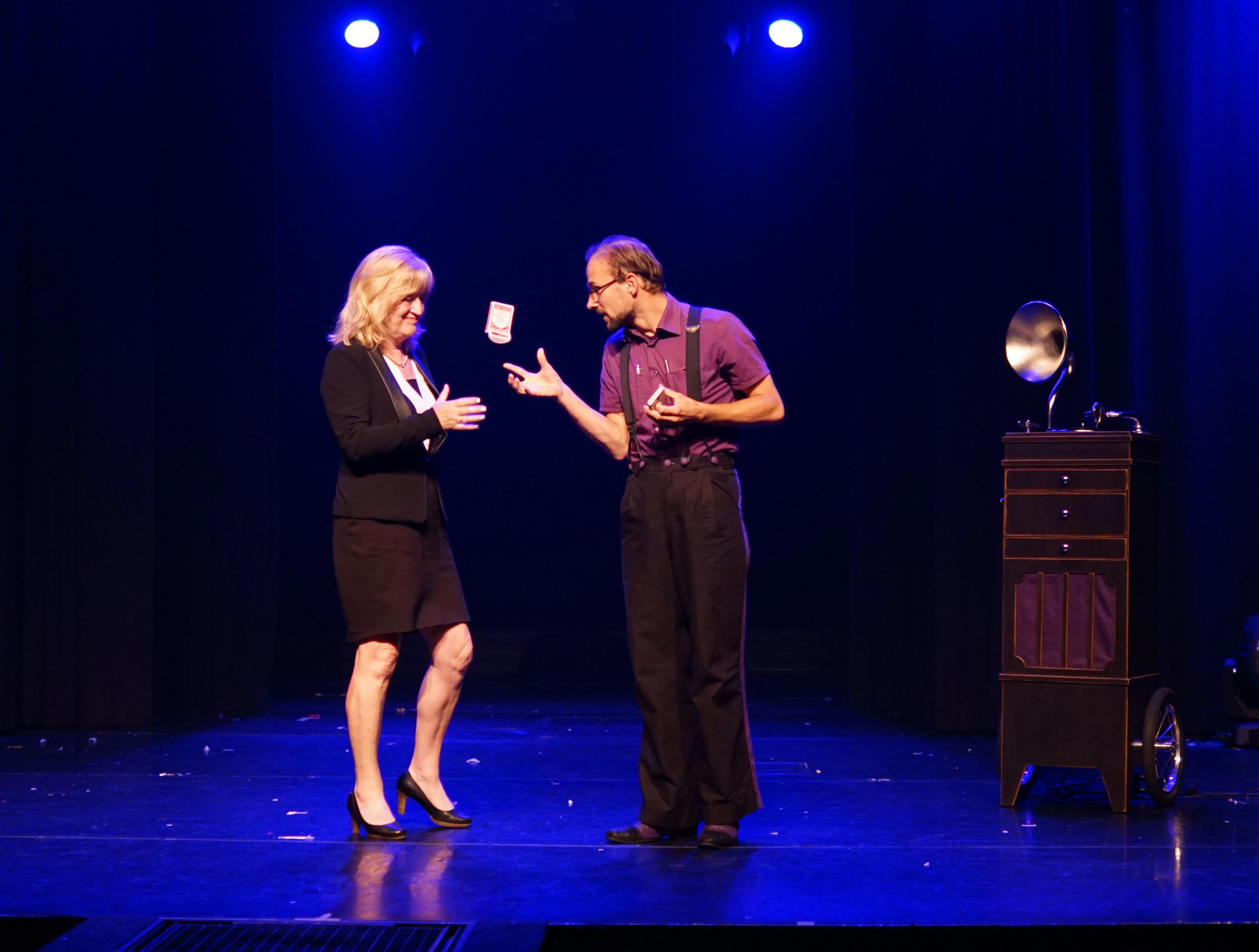 Interactieve magie met komedie