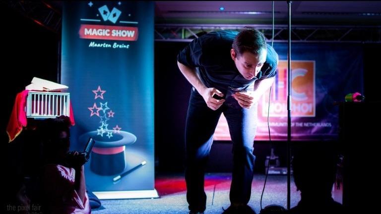 Een goochelshow met goochelaar Maarten Bruins