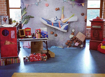 Je waant je meteen in de werkkamer van de Sint