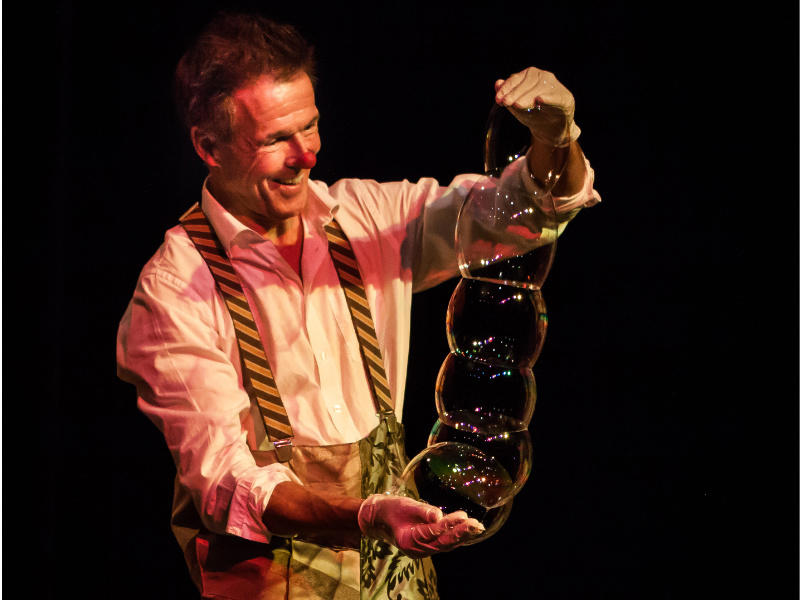 magie van zeepbellen