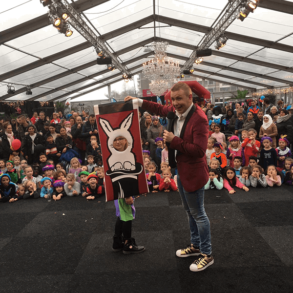 Sinterklaasshow op school