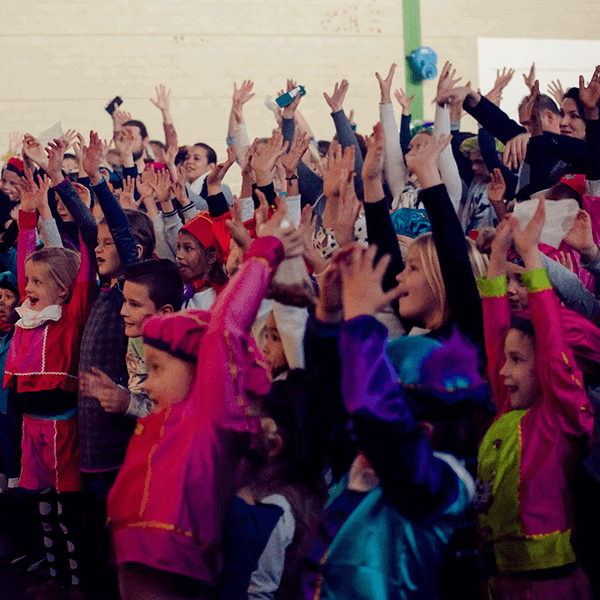 Sinterklaasshow op school