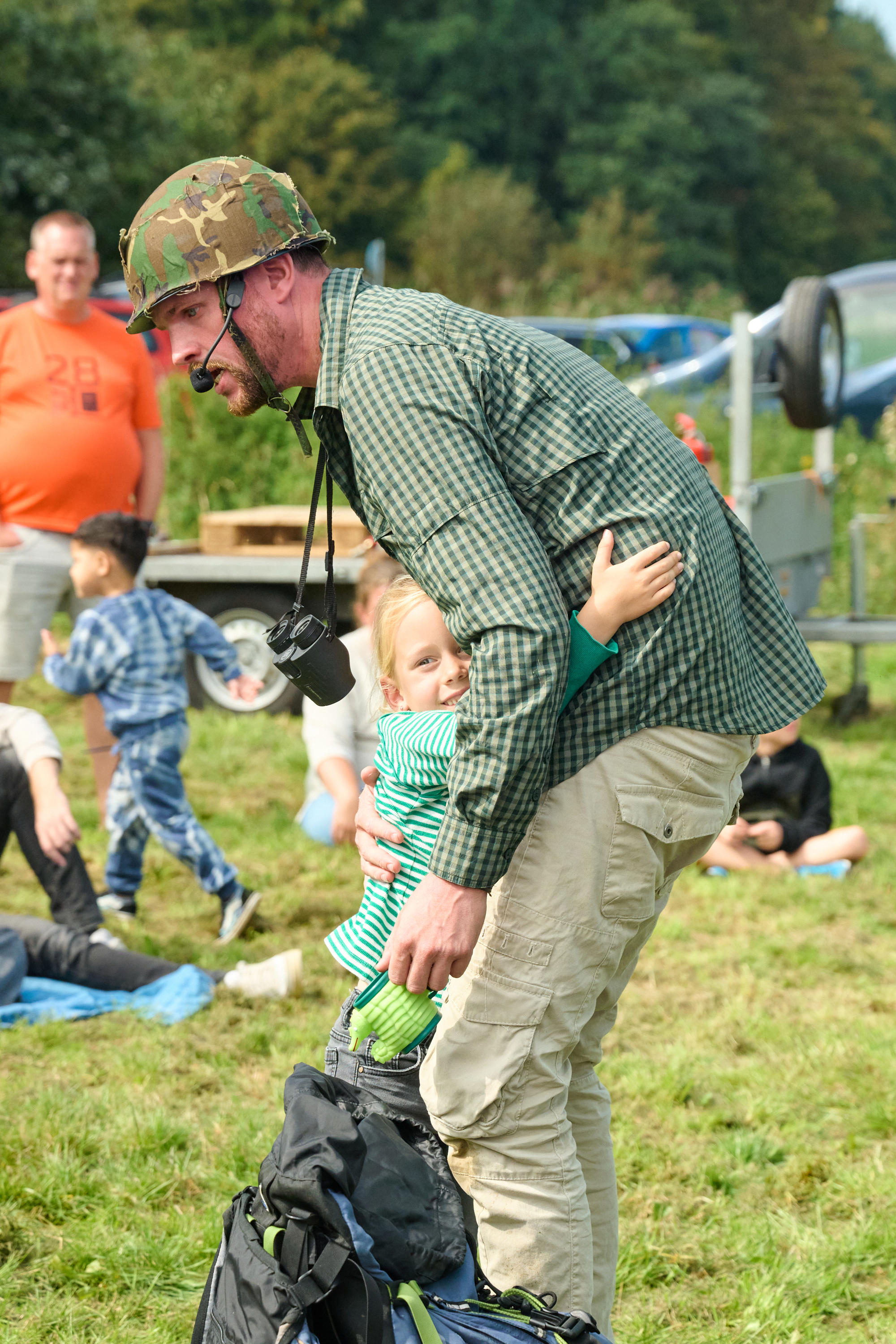Een knuffel van de artiest